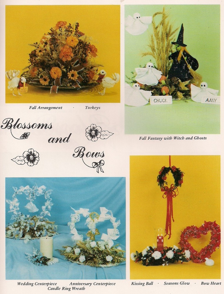 Easter, Christmas, Fall & Halloween Patterns - Craft Book: Blossoms and Bows