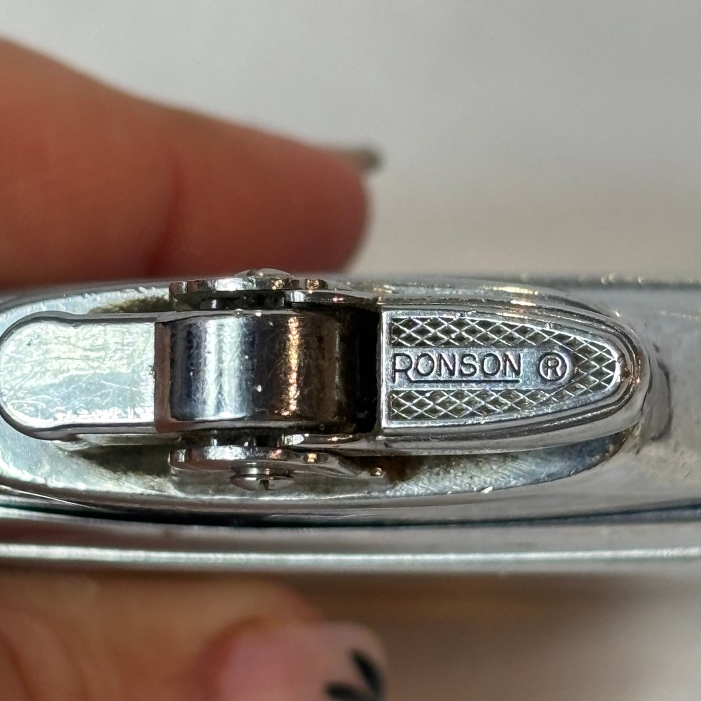 Vtg Ronson Mastercase Lighter Cigarette Case Combo