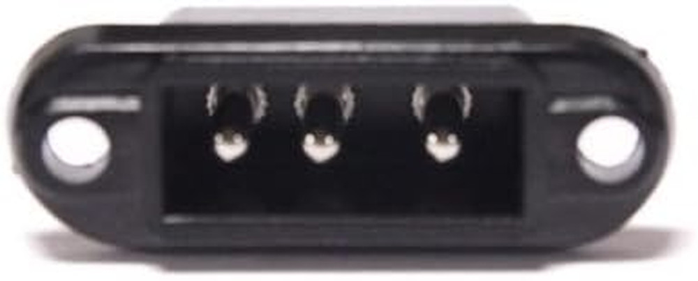 Ham Radio 3 Pin Power Cord Panel Jack