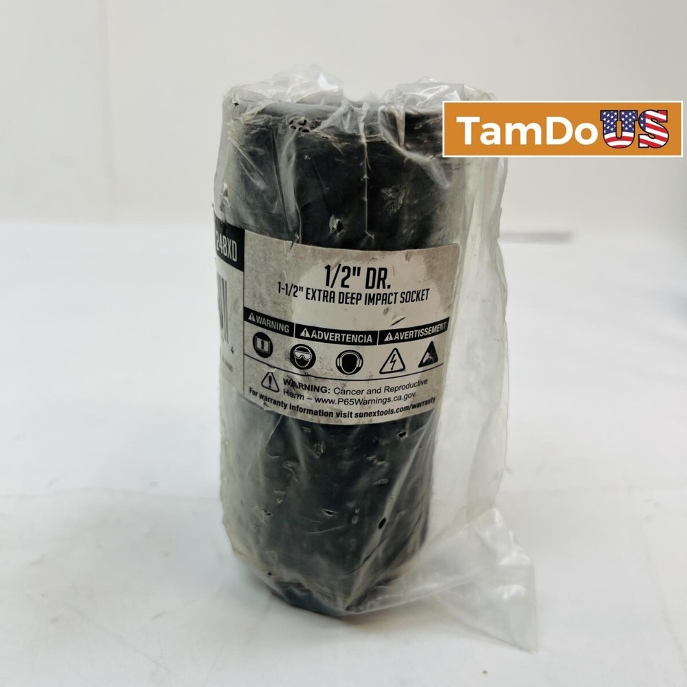 Sunex 248XD Impact Socket 1/2" Drive 1-1/2" 6-Point High Strength Tool