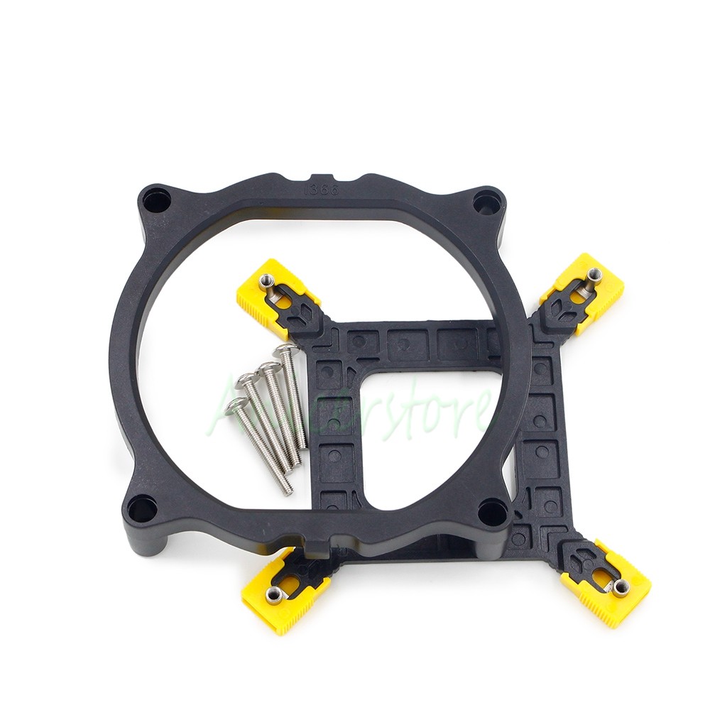 Bracket + Backplate Intel LGA 1366 CPU Radiators Holder Socket Mounting Base