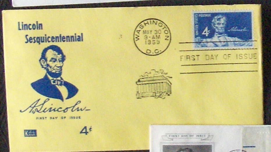 US FDC SC #1116 LINCOLN SESQUICENTIAL 1959.