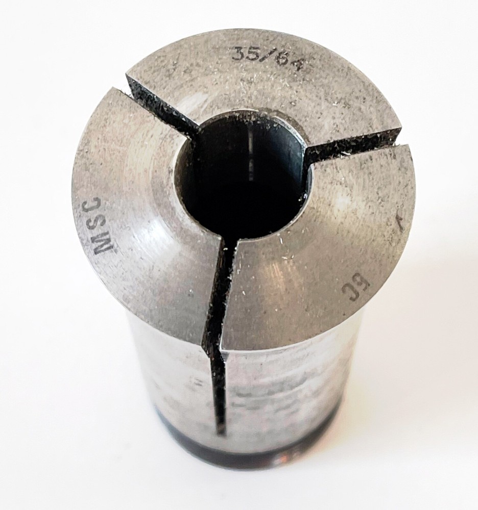 35/64" MSC 5C Round Collet External & Internal Threads .546875"
