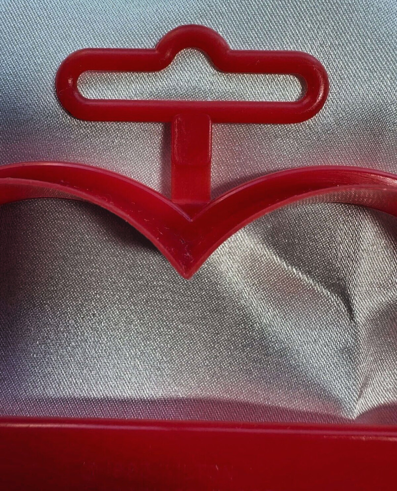 Wilton 3.5" Plastic Heart Cookie Cutter 1993