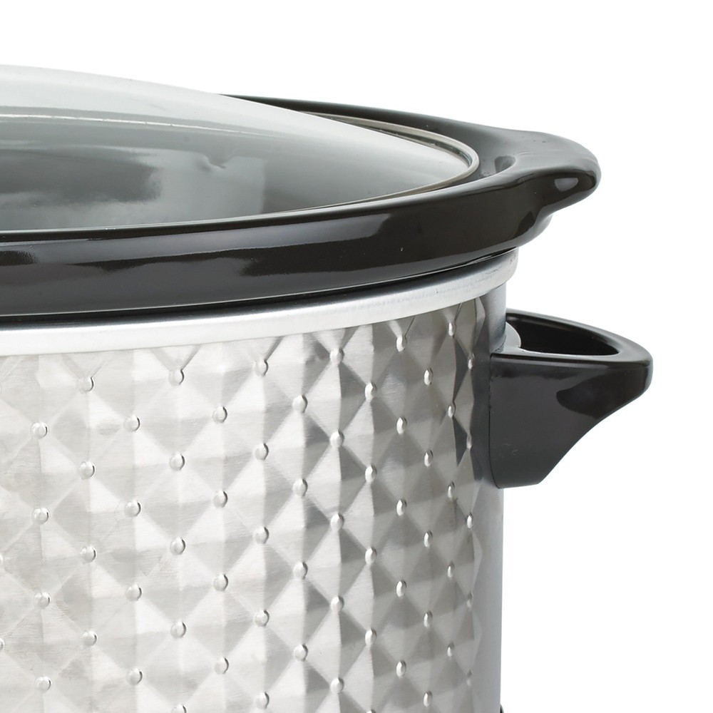 Brentwood Select Slow Cooker, 7 Quart, Silver