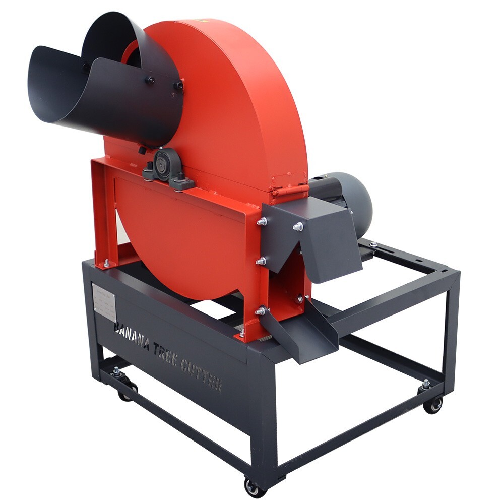 Straw Roots Crusher 220V 600kg/h Farm Fruit Grinder Feed Processing Machine