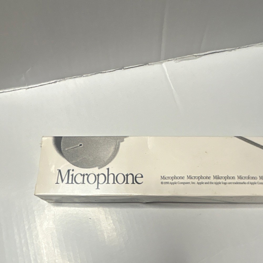 Apple Clip-On Microphone Gray Computer Boxed Vintage