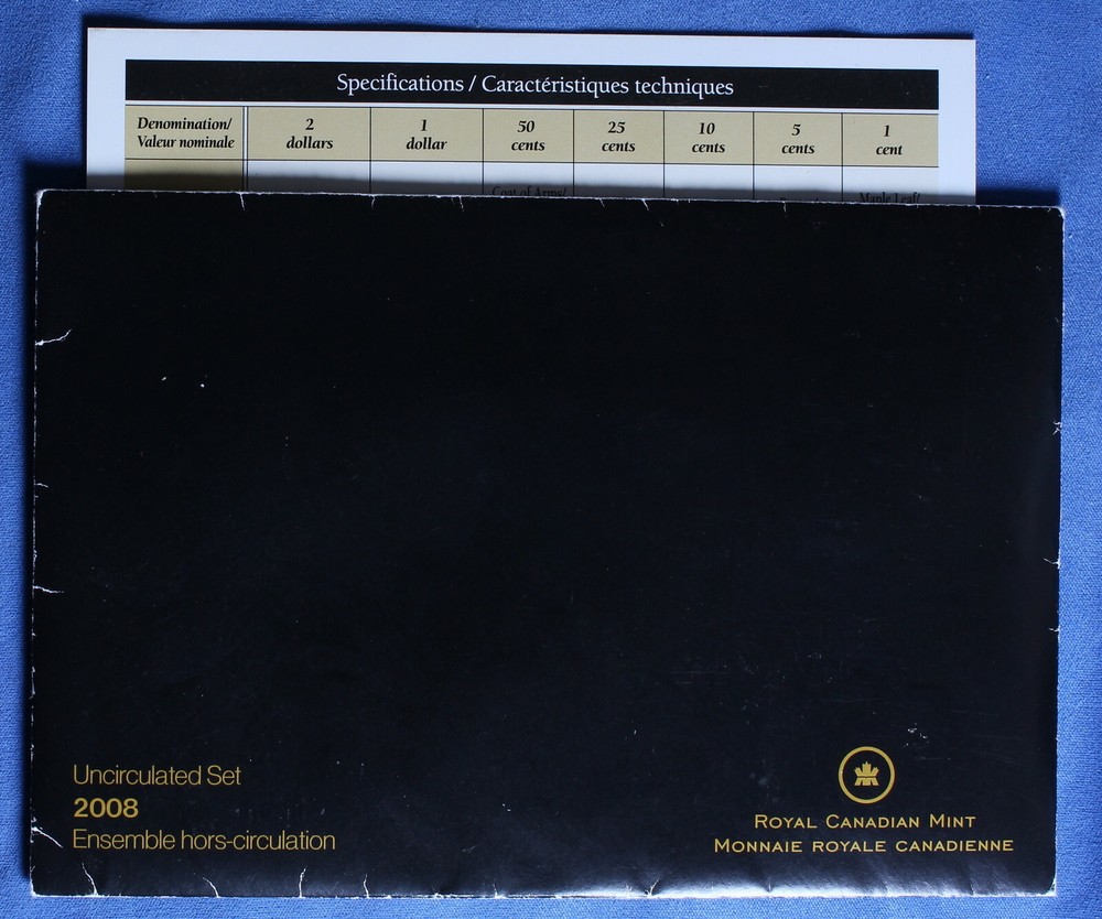 Canada 2008 - Uncirculated Mint Set