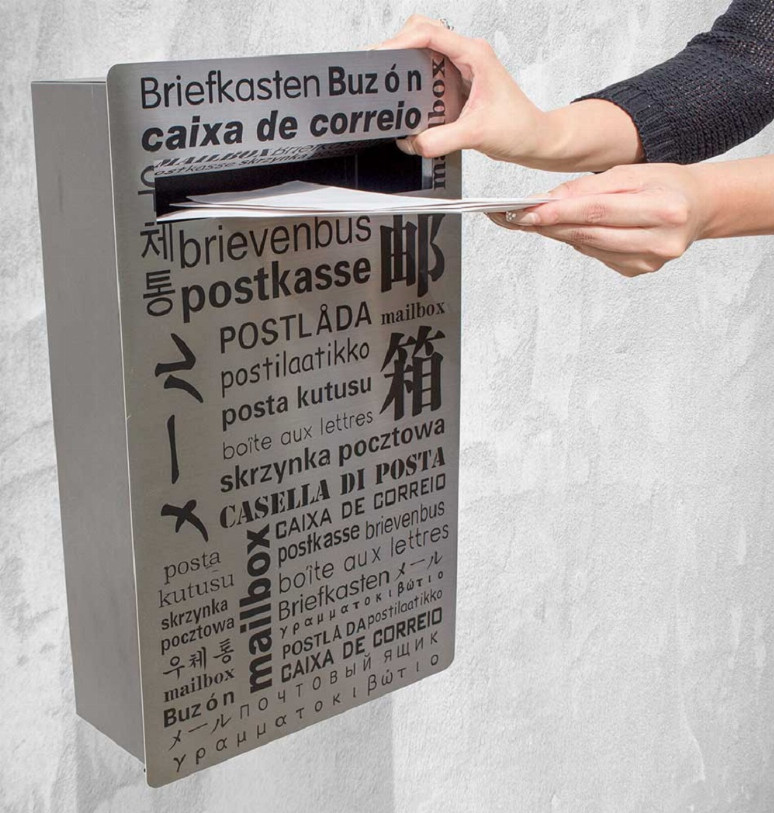 Locking Mailbox Black