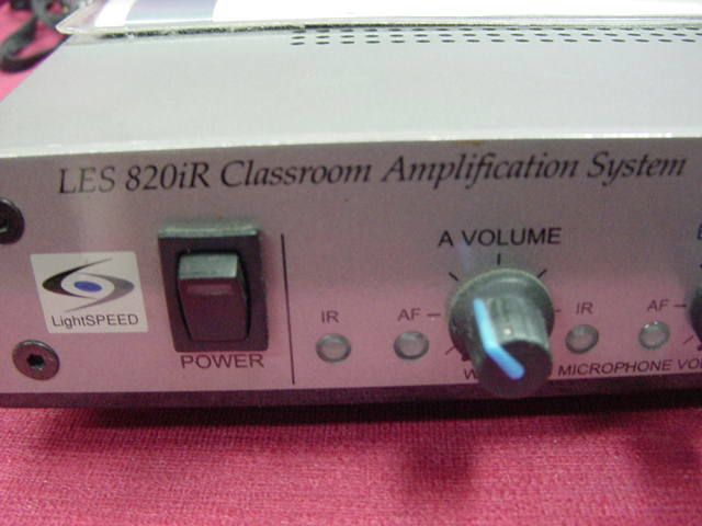 Lightspeed LES-820iR Infrared Wireless Microphone & Receiver Amplifier