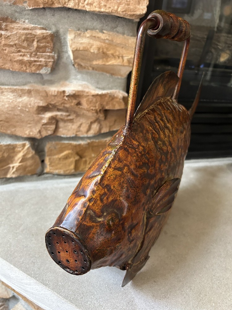 Whimsical Fish Watering Can Art