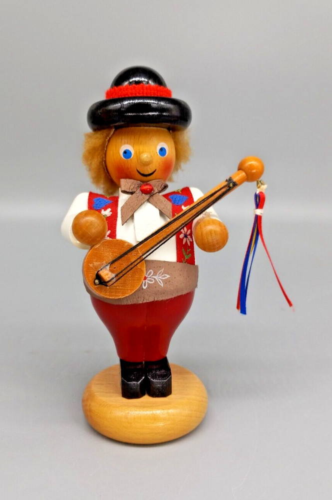 SIGNED Steinbach - Minstrel Player - Mini German Club Kit Nutcracker
