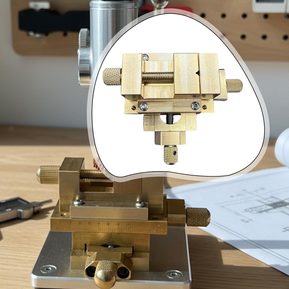 Cross Slide Press Vise Professional Worktable Precision Workbench Vise