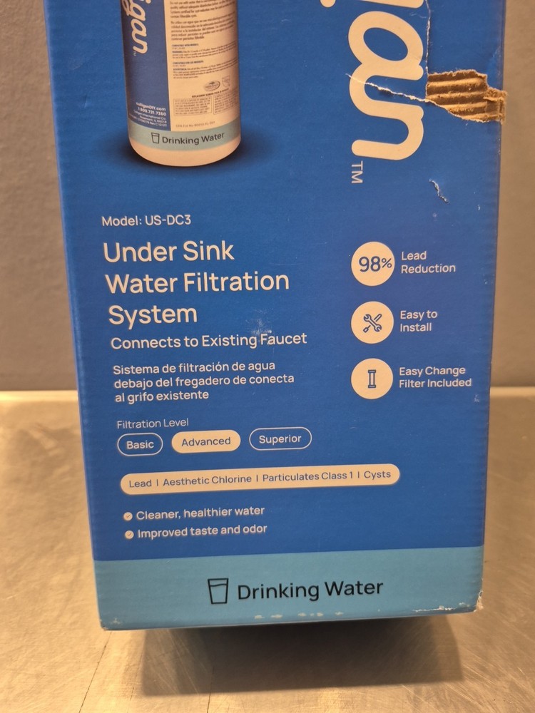 Culligan US-DC3 Direct Connect Under Sink Water Filtration System – NEW open Box