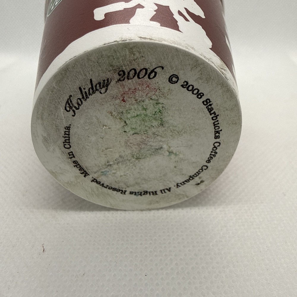 Starbucks Christmas Snow Globe 2006