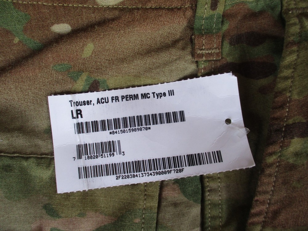 NWT OCP, Multicam FR, Fire Resistant Combat, Utility Pants, LARGE REGULAR