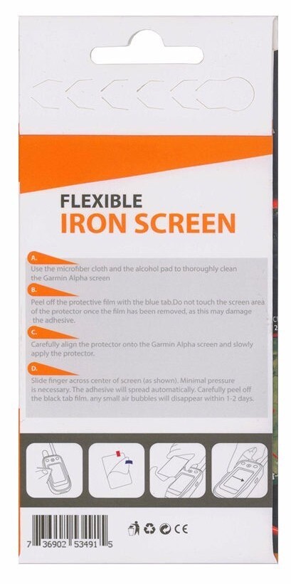 GVDS Explosion Proof Garmin Alpha 100 Screen Protector Handheld Tempered Glass