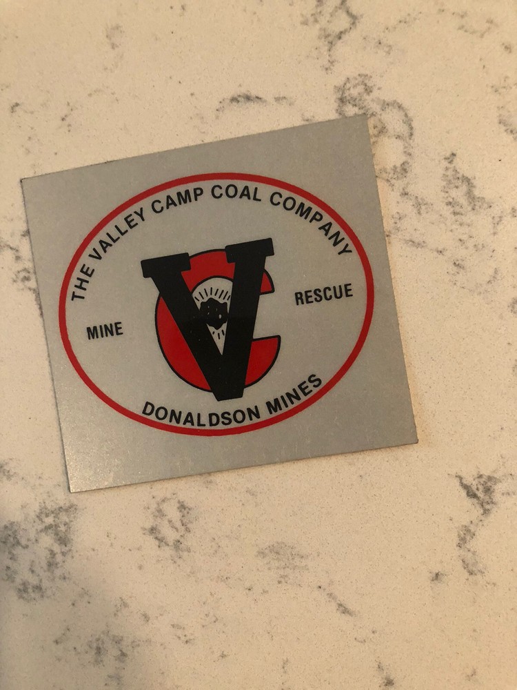 coal mining stickers nice older coal company
