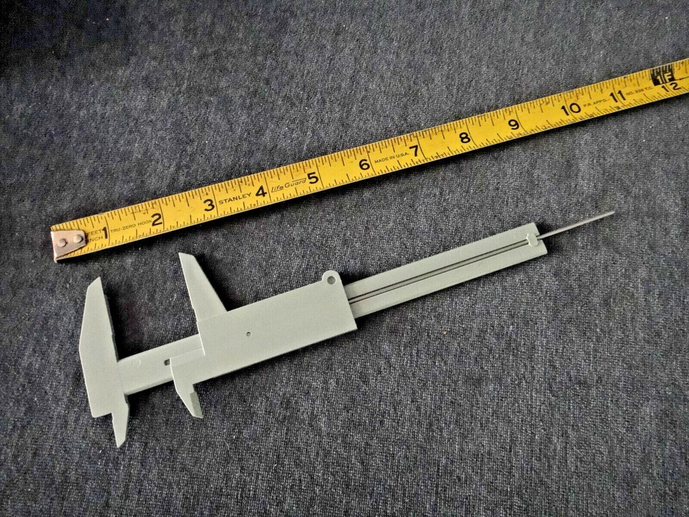 Plactic Caliper inches and mm