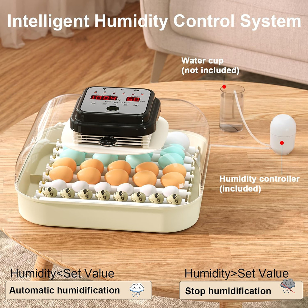 35 Eggs Incubators for Hatching Eggs,Egg Incubator with Automatic Egg Turning an