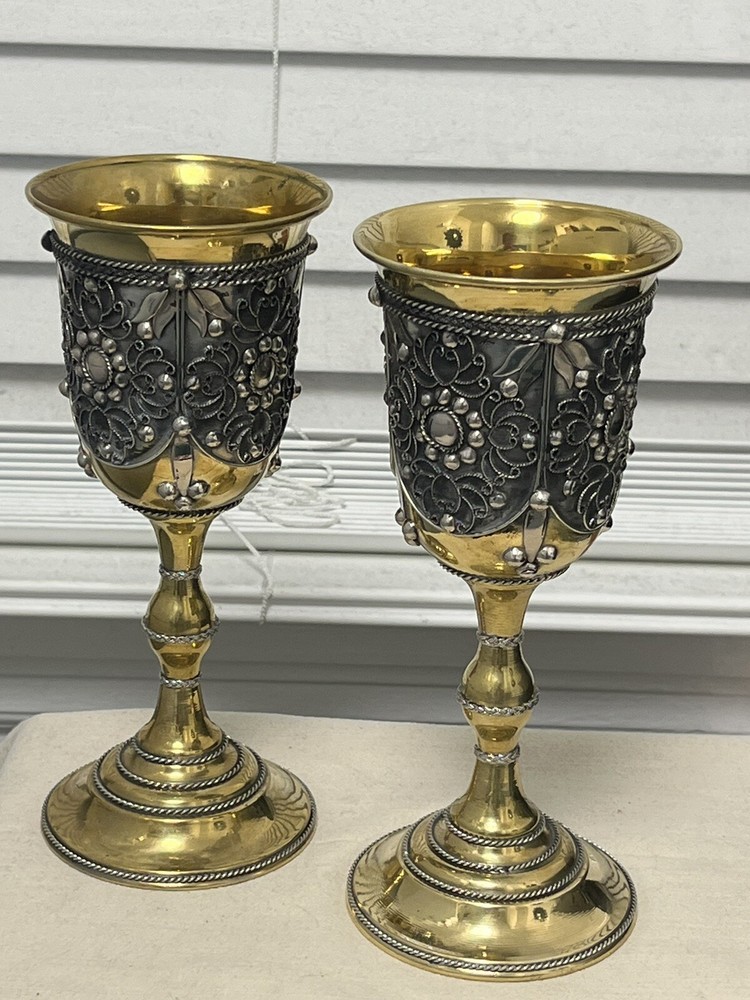 Kiddush Filigree Goblets