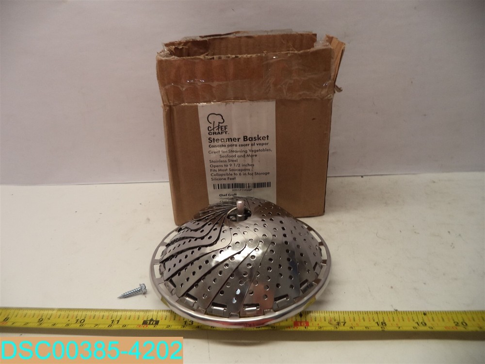 CHEF CRAFT S-S Folding Steaming Basket