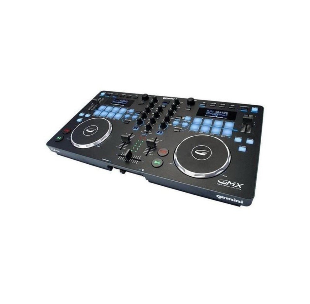 Gemini GMX Double Deck DJ Controller 24-Bit Audio RGB Backlit USB/MIDI Software