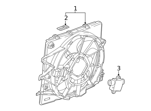Genuine GM Fan Control Module 23506648