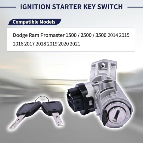 Ignition Starter Switch Cylinder Housing Assembly with 2 Keys 8XL669WERA