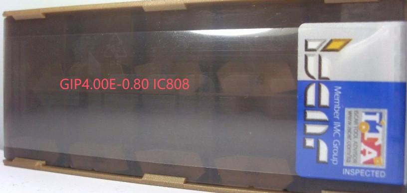 10 PCS  ORIGINAL  INSERTS  GIP4.00E-0.80 IC808