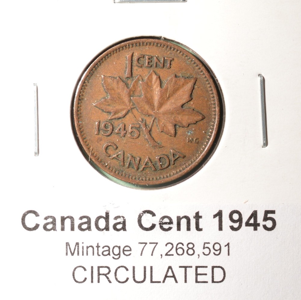 1945 Canada Penny - Average Circulated
