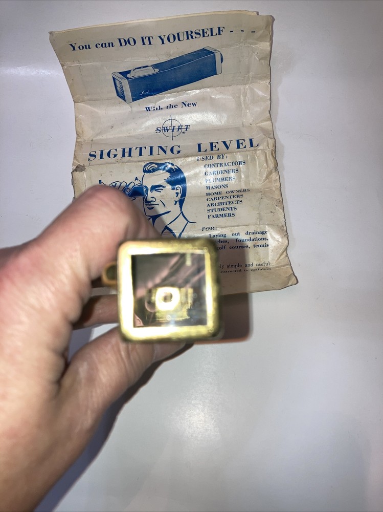 Vintage Swift Sighting Level with Instructions