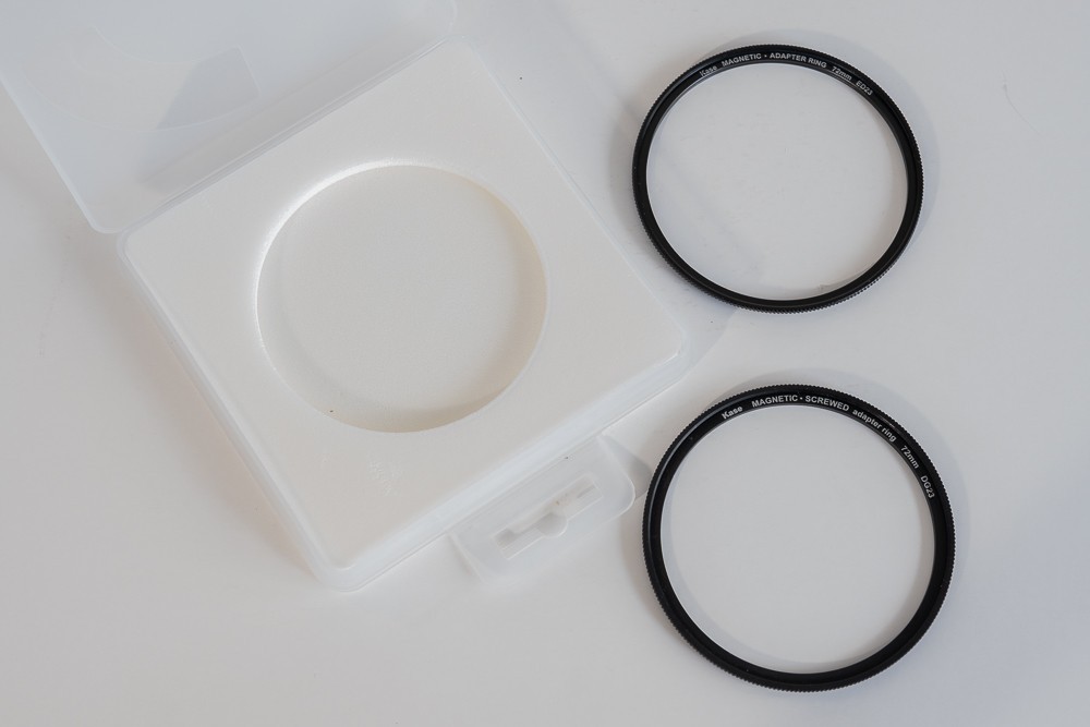 Kase 72 mm magnetic adapter ring set
