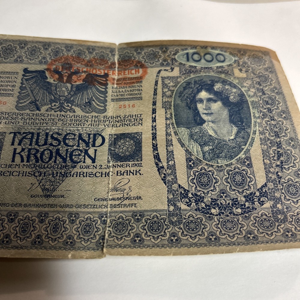 Hungary Banknote 1000 Kronen 1902