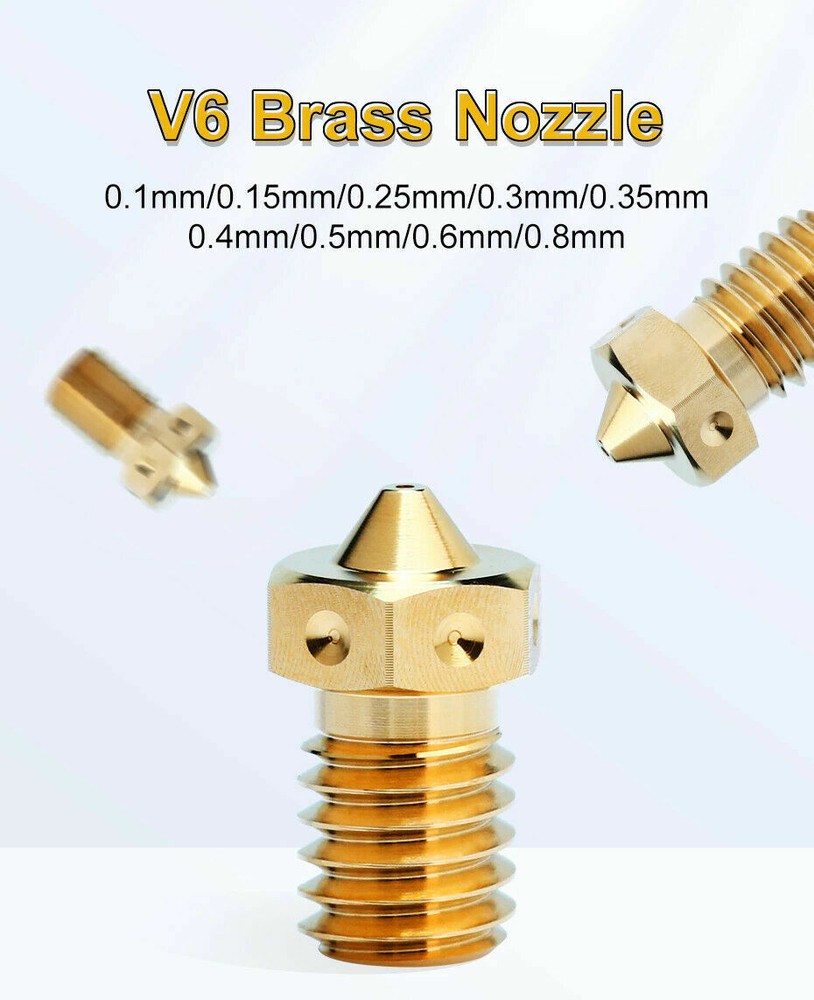Trianglelab V6 Brass nozzle for 3D Printer Hotend