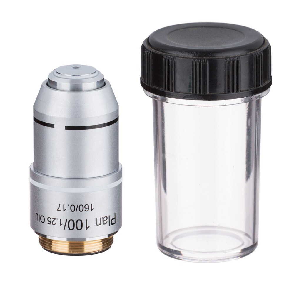195 Biological Microscope Plan Objective Lens 4X -100X RMS Thread 160/0.17