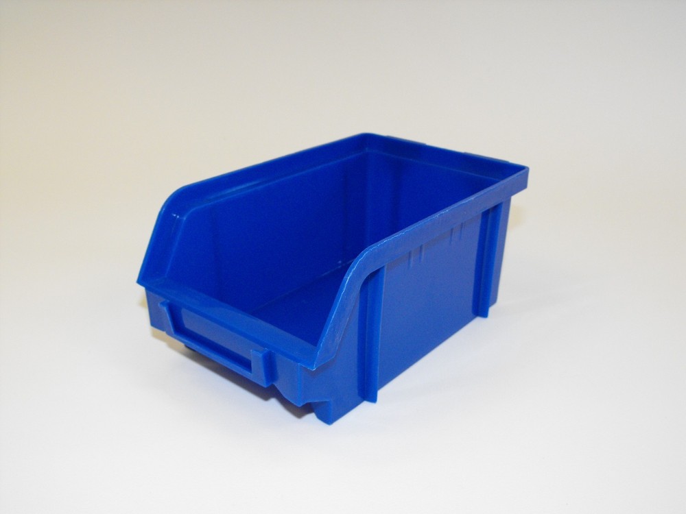 1 Harbor Freight Wall Mount Hanging Storage Bin Replacement Blue Large Bin Plast
