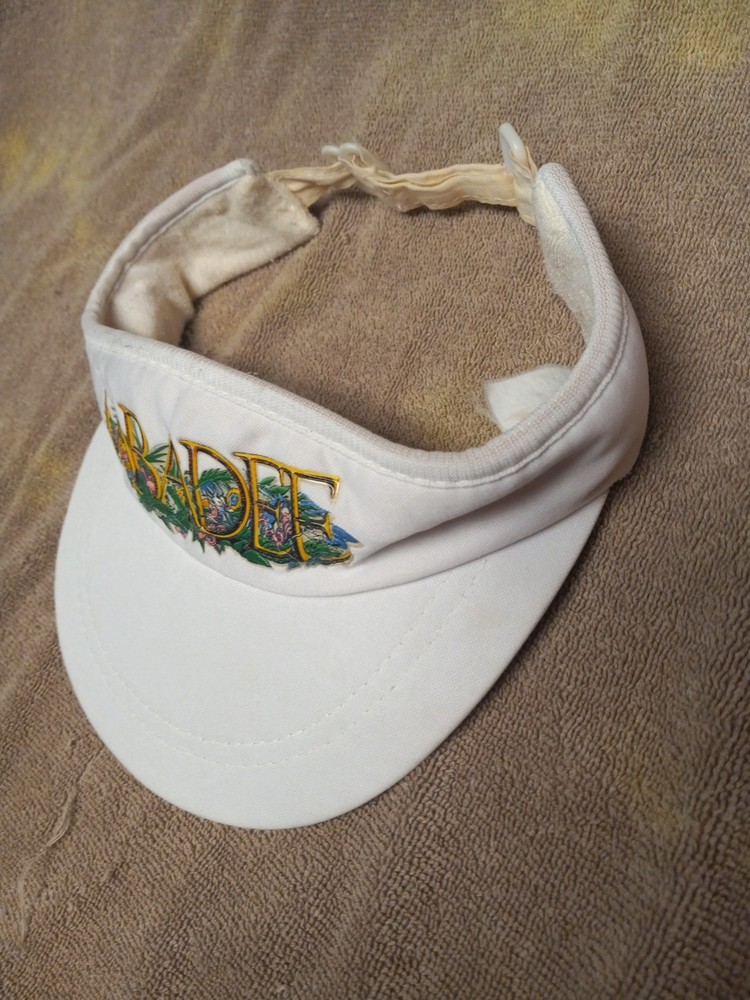 Vintage - Labadee - White Visor