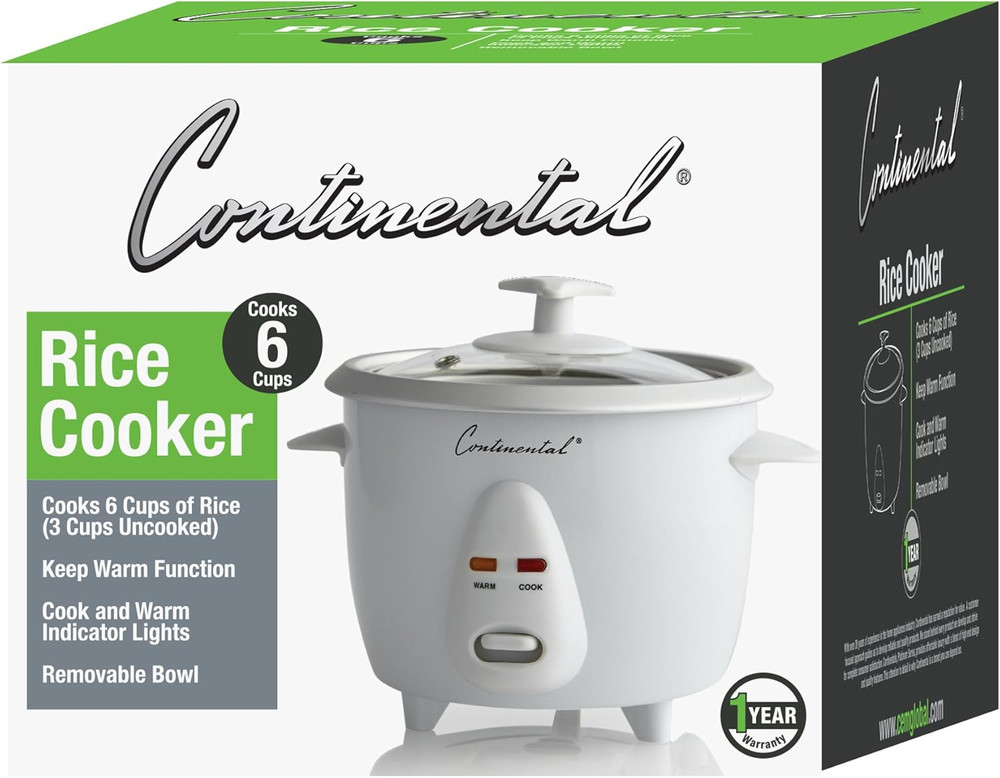 CE23201 6-Cup (Cooked) Rice Cooker (3-Cup Uncooked) White