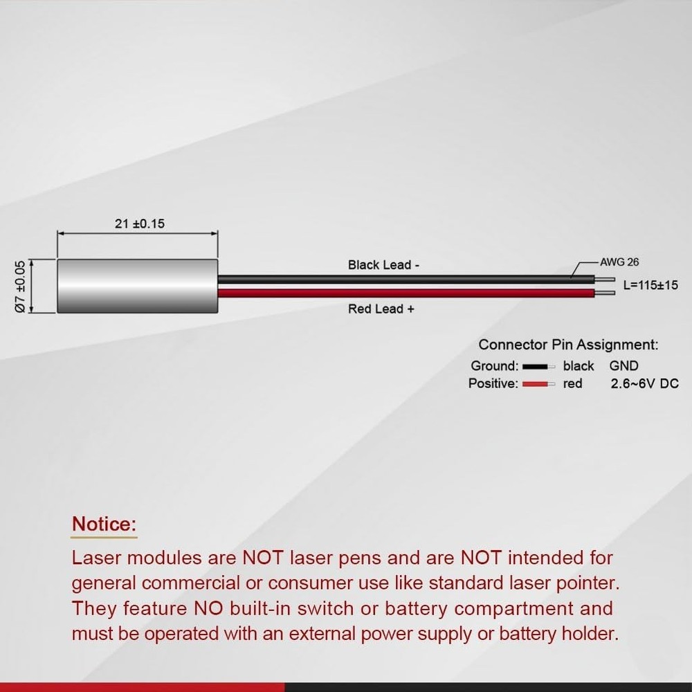 650nm Red Dot Laser Module: Class 3R, Economical Solution for Precision Tasks