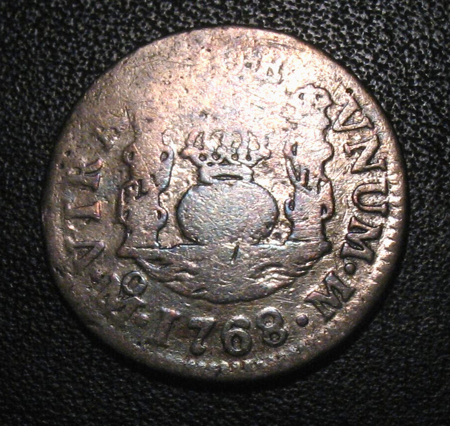 Old Colonial Coins 1768  Silver REAL