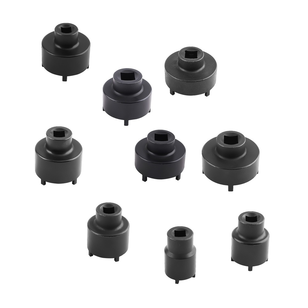 Socket Set Grooved Lock Nuts Tool External Teeth 1/2"DR & 3/4"DR KM4-KM12 New