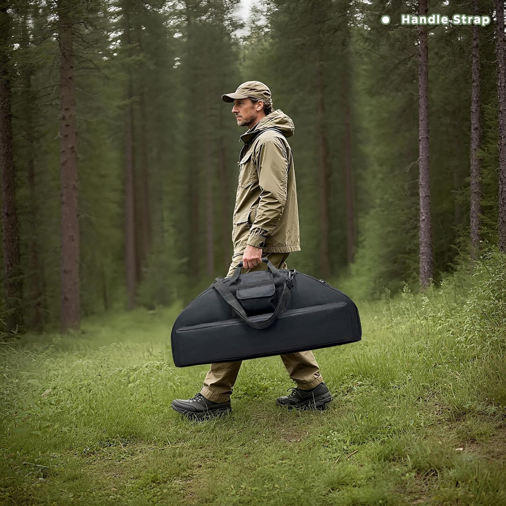 Compound Bow Case Soft Bow Padded Case Light-Weight Bow Carry Bag with Arrow Poc