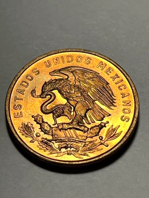 1960 Mexico 20 Centavos Gem BU #13998