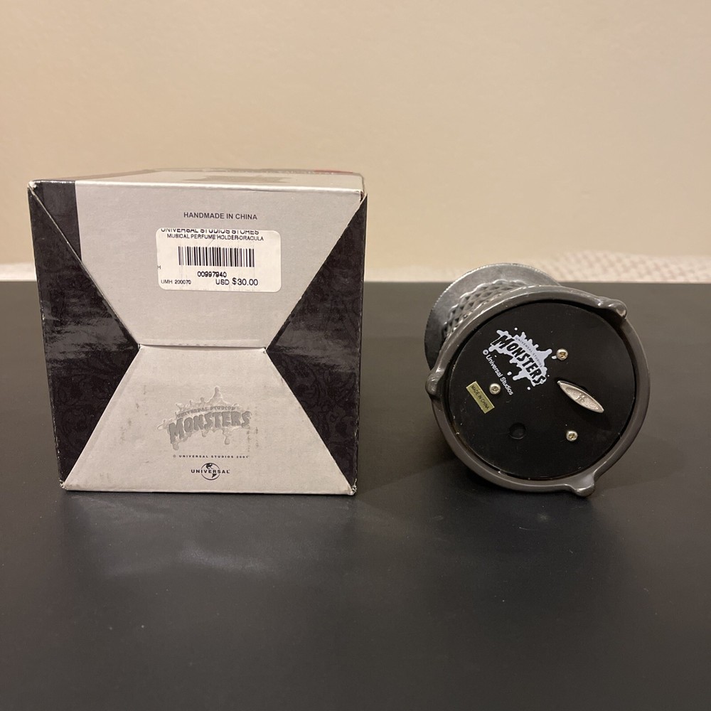 Universal Studios Monsters Musical Perfume Decanter Timeless Terror Collection