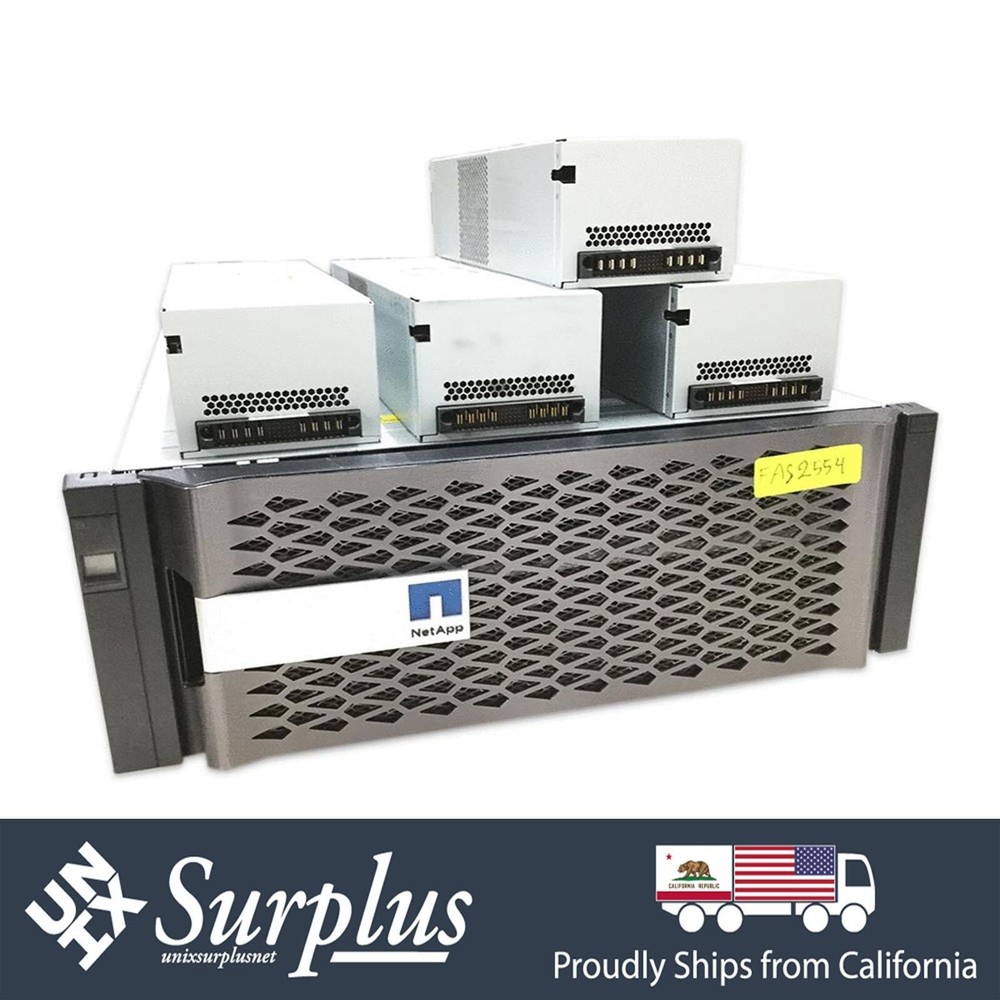 NetApp FAS2554 FCP ISCSI Flexclone Storage Disk Array w/ Single Controller