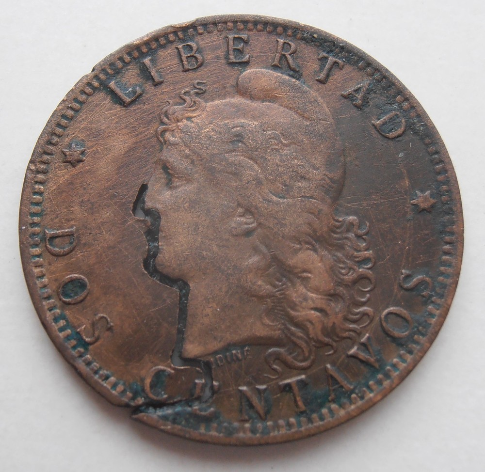 ARGENTINA 2 CENTAVOS 1893