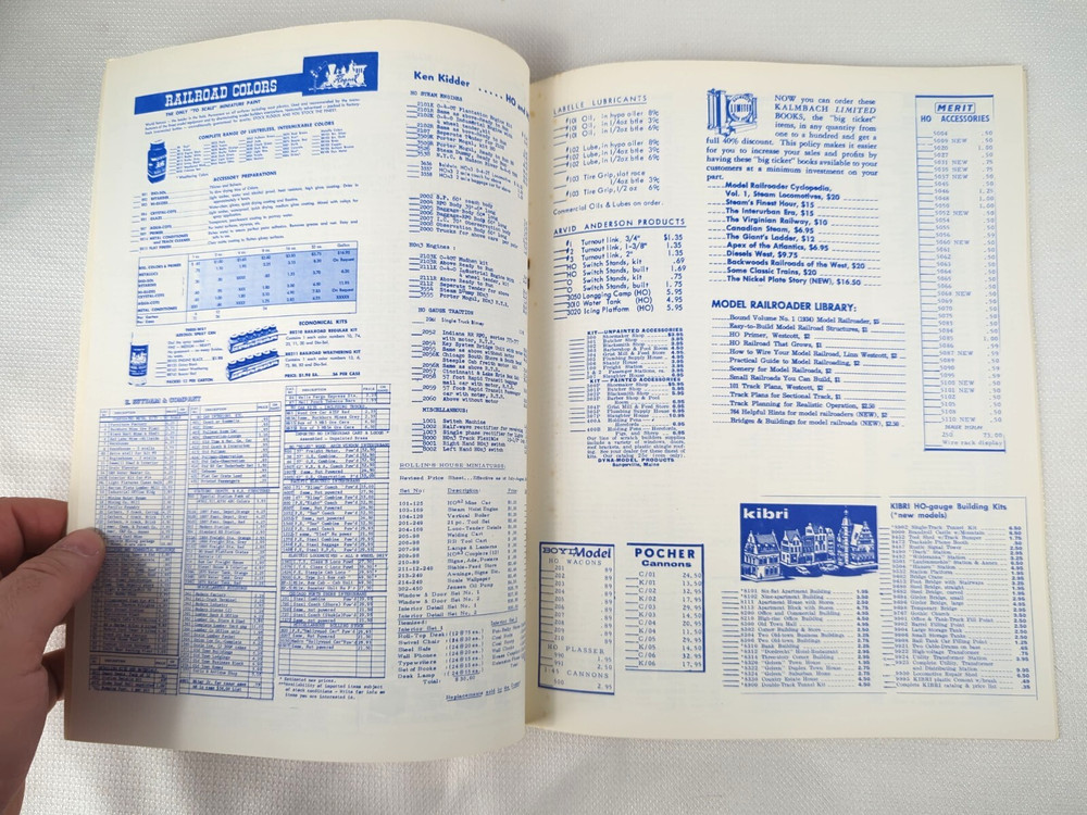 1966-67 Con-Cor Models Components for Scale Railroads Catalog (PX)
