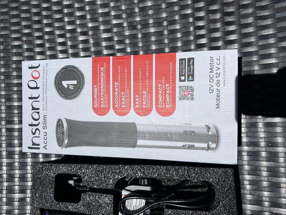 Clean! Instant Pot Accu Slim Sous Vide Immersion Circulator 12v