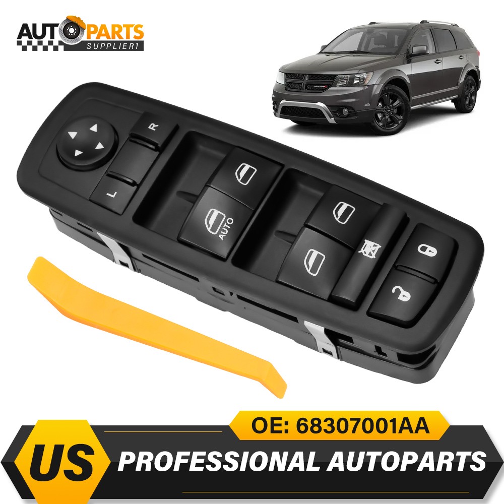 For Dodge Journey 2017-2019 Master Window Switch BlueLight Driver Door Left